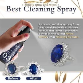 Jewelry Cleaner Spray Diamond-shine Jewellery Cleaning Agent Detergent Remove Rust Surface of Jewelry And Smooth Metal Surface