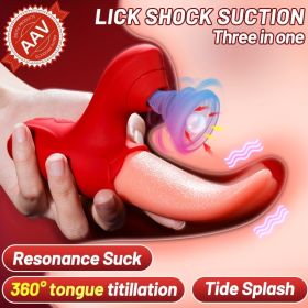 Tongue Licking Vibrator Nipples Massager for Female Masturbation & Couples