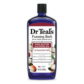 Dr Teal's Foaming Bath with Pure Epsom Salt with Shea Butter & Almond Oil, 34 fl oz