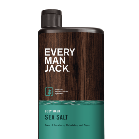 Every Man Jack Sea Salt Hydrating Mens Body Wash for All Skin Types - 16.9oz