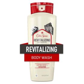 Old Spice Men's Body Wash Deep Revitalizing with Charcoal, All Skin Types, 16 fl oz