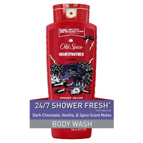 Old Spice Body Wash for Men, Night Panther, 24 fl oz