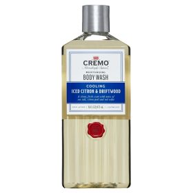 CREMO Body Wash Cooling Iced Citron & Driftwood 16 Oz.