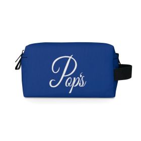 Accessories Bag Travel Pouch, Pop Print - Self Care Gift For Him - Blue