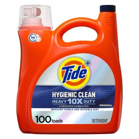Tide Hygienic Clean Original Scent Liquid Laundry Detergent;  100 Loads 154 fl oz