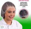 Stretchable Disposable Hair Net for Men and Women; Nylon Disposable Hair Caps for Nurses; Disposable Hair Covers