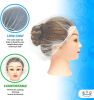 Stretchable Disposable Hair Net for Men and Women; Nylon Disposable Hair Caps for Nurses; Disposable Hair Covers
