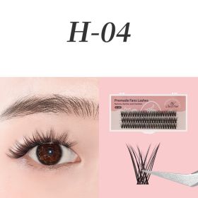 0.07mm Black Natural Bushy Sessile Trichoderma Grafted Ciliary (Option: 4 Style-10mm)