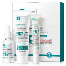 Ice Chrysanthemum Tea Tree Acne Removing Three Piece Set For Oil Control And Shrinkage Control (Option: Suit)
