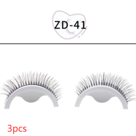 False Eyelashes Self-adhesive Strip (Option: Self adhesive ZD41-3PCS)