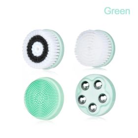 Pore Cleaning Silicone Bruch Head (Option: Green-Only Bruch Head)