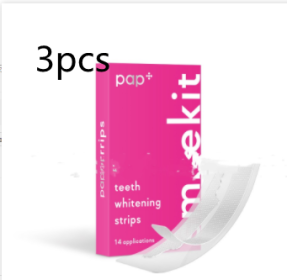 PAP Whitening Teeth Stickers Dazzle Whitening Teeth Strips (Option: Red 7pairs3pcs)