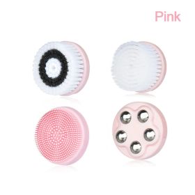 Pore Cleaning Silicone Bruch Head (Option: Pink-Only Bruch Head)