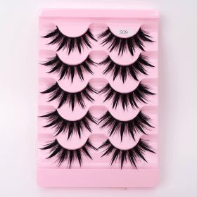 Natural 3D Dramatic Fairy Clusters Manga Lashes Fake Eyelashes (Option: S09)