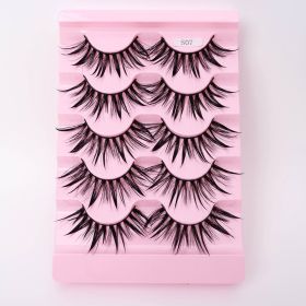 Natural 3D Dramatic Fairy Clusters Manga Lashes Fake Eyelashes (Option: S07)