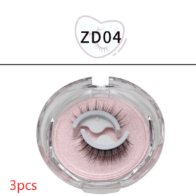 False Eyelashes Self-adhesive Strip (Option: Self adhesive ZD04-3PCS)