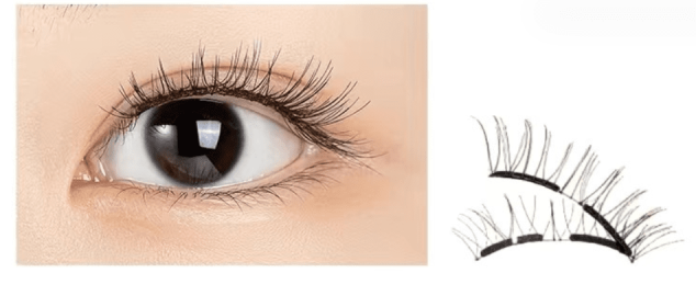 Soft Magnetic Suction And Dense C Curling Eyelashes (Option: Soft Silk Brown-21.5mm)