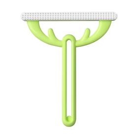Scraper clothes balling manual tweed coat sweater wool clothing hairballs ball remover knife trimmer god (Color: Green)