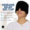 Gel Cold Headache Ice Cap Migraine Relief Cap Stress Relax Pain Head Hot Cold Therapy Cold Pack Eye Mask Ice Hat Massage Tool