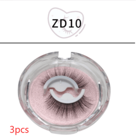 False Eyelashes Self-adhesive Strip (Option: Self adhesive ZD10-3PCS)