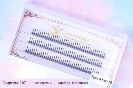 A-type False Eyelashes Female Single Cluster Piecewise (Option: Ashaped wool-10mm)