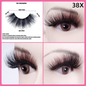 5 Pairs Of Thick False Eyelashes (Option: Style38X)