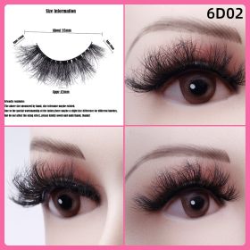 5 Pairs Of Thick False Eyelashes (Option: Style02)