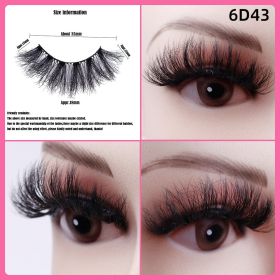 5 Pairs Of Thick False Eyelashes (Option: Style43)