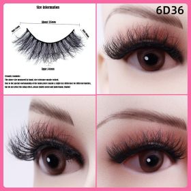 5 Pairs Of Thick False Eyelashes (Option: Style36)
