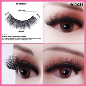5 Pairs Of Thick False Eyelashes (Option: Style40)